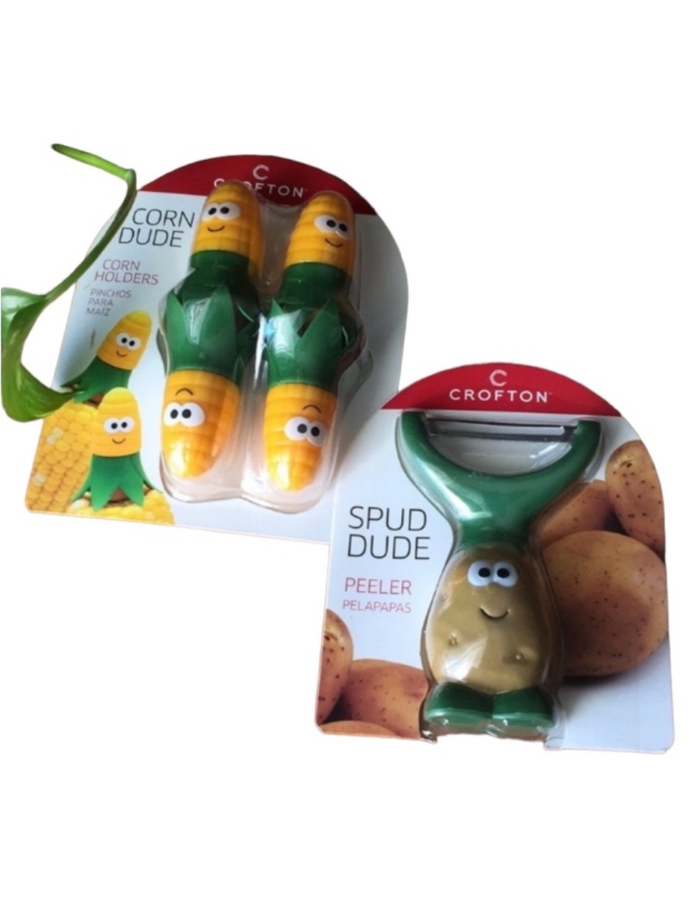 Corn Holder & Spud Peeler Dudes